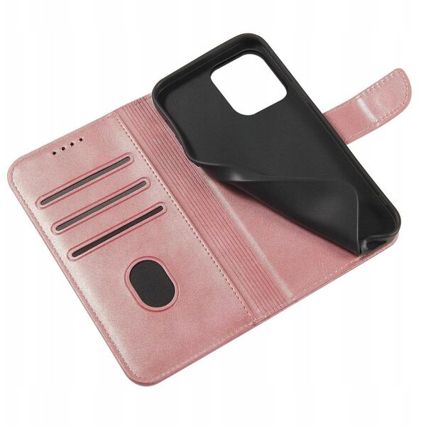 Θήκη Magnet Case με καπάκι για Samsung Galaxy S25 Edge - ροζ