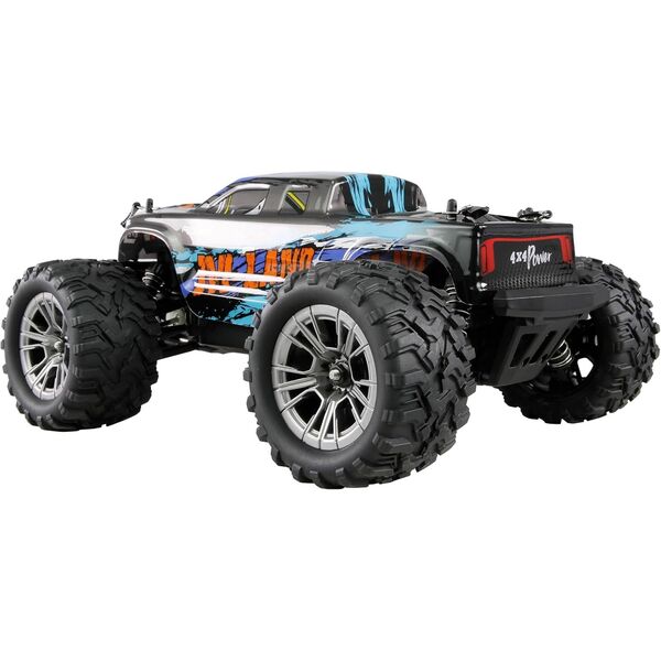 HiMoto M-Land Monstertruck 48km/h 4WD 1:16 RTR μπλε