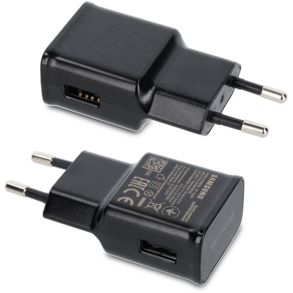 "Samsung 15W USB-A Fast Adapter EP-TA200 - Black"