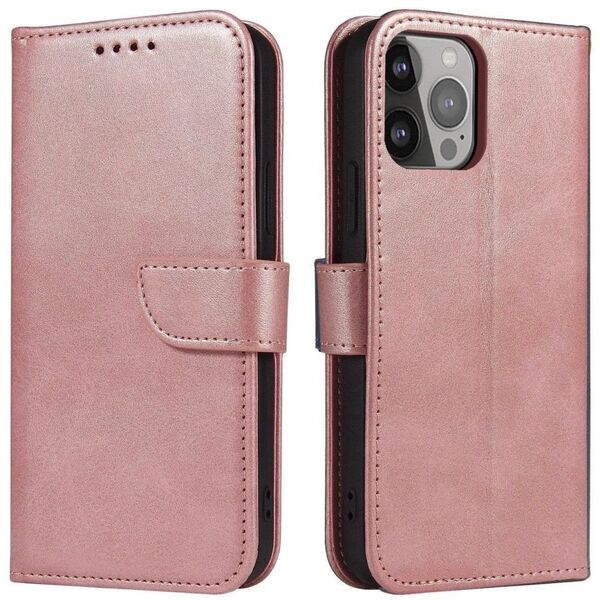 Θήκη Magnet Case με καπάκι για Samsung Galaxy S25 Ultra - ροζ