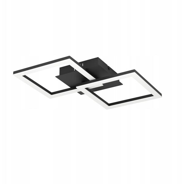 Φωτιστικό οροφής LED EGLO RGBIC PLAFONIERA, 2x9.8W, RGB, 2100 lm, 525x310x80 mm, με τηλεχειριστήριο