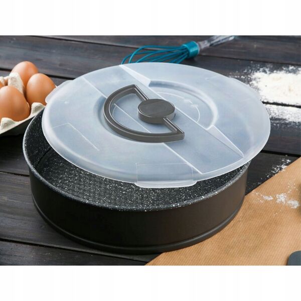 ΦΟΡΜΑ ΓΙΑ ΤΟΥΡΤΑ 28Χ6,8CM ΜΕ ΚΑΠΑΚΙ, ΕΠΙΣΤΡΩΣΗ NON-STICK Brunbeste BB-2548