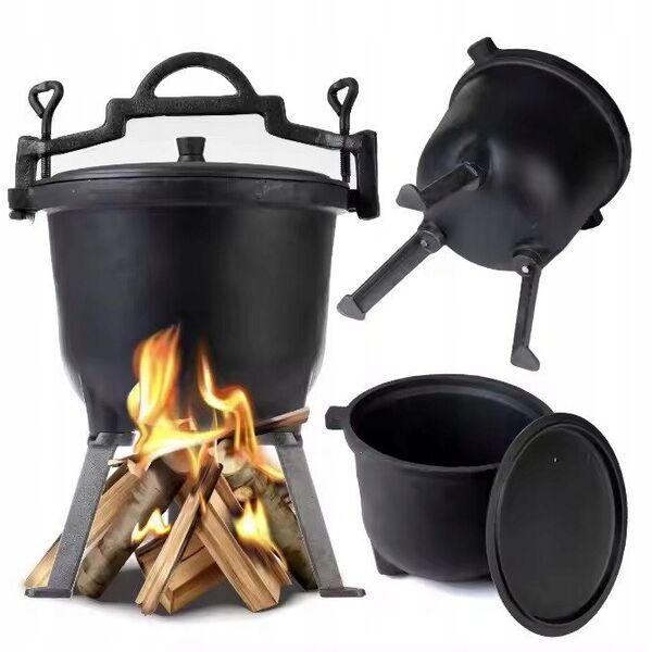 ΚΑΖΑΝΙ ΧΥΤΟΣΙΔΗΡΟ ΚΥΝΗΓΕΤΙΚΟ 15L BRUNBESTE BB-2665