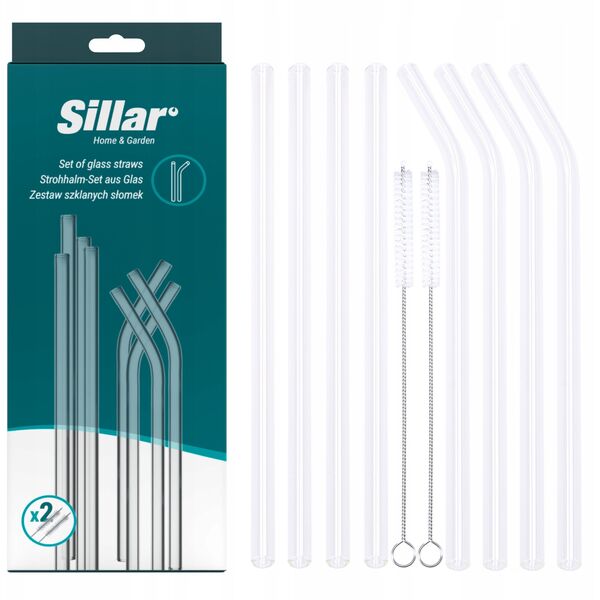 Σετ γυάλινων καλαμακιών Sillar SIL255
