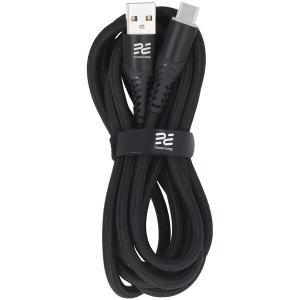 Nowy kabel Encore Energy USB-A USB-C przewód USB do ładowania i przesyłania danych 200cm