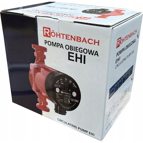 Αντλία κυκλοφορίας ROHTENBACH EHI 25-60, 180 mm