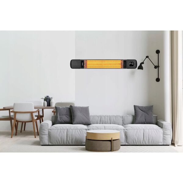 Θερμαντήρας υπερύθρων LUXEVA Pro-Wl-B, 2500W, μαύρο
