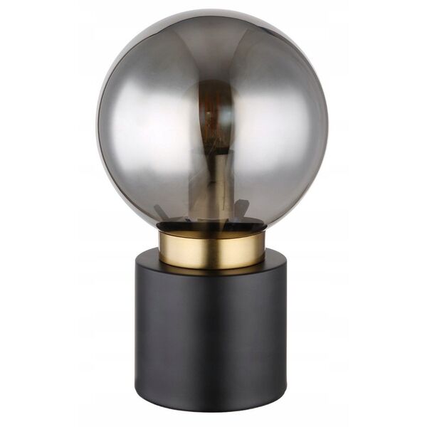 Επιτραπέζιο φωτιστικό GLOBO MARKA, 1xE14, 25W, 230V, καλώδιο 1.5m, μέταλλο, μαύρο χρώμα, o15x24.5cm