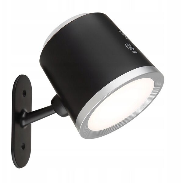LED επιτραπέζιο φωτιστικό GLOBO MEEYA, 6W, CCT 3000/4000/65000K, 450lm, DIM, μαύρο, 45x16x14cm