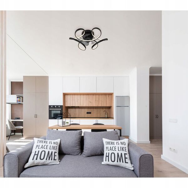 LED ανεμιστήρας λάμπας GLOBO LORIS, 30W, 3000-6000K, 4000lm, o56x21cm, μαύρο, με τηλεχειριστήριο