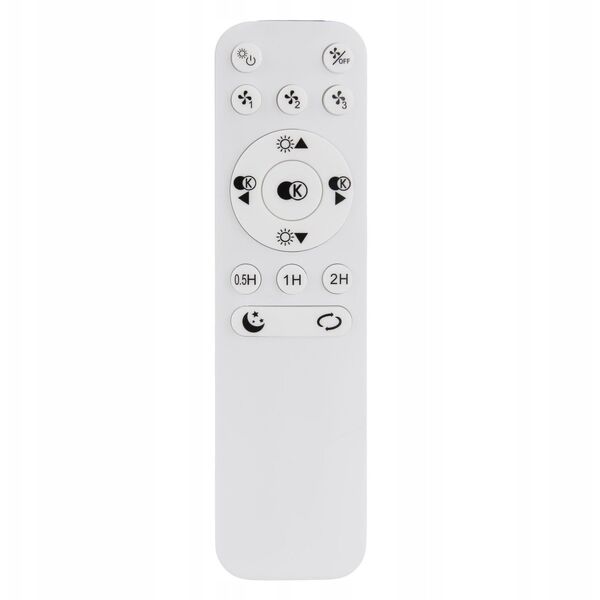 LED ανεμιστήρας λάμπας GLOBO LORIS, 30W, 3000-6000K, 4000lm, o56x21cm, μαύρο, με τηλεχειριστήριο