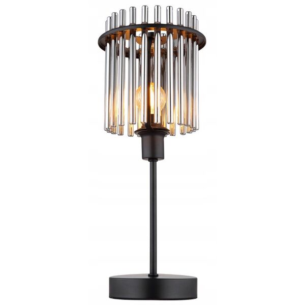 Φωτιστικό επιτραπέζιο GLOBO GORLEY, 1xE14, 40W, 230V, καλώδιο 1.5m, μέταλλο, μαύρο, o15x37.5cm