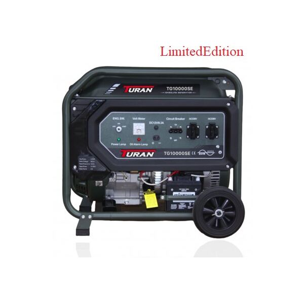 Γεννήτρια βενζίνης Turan TG10000SE LimitedEdition, 8,3 kW Max, AVR, 230 V/12 V