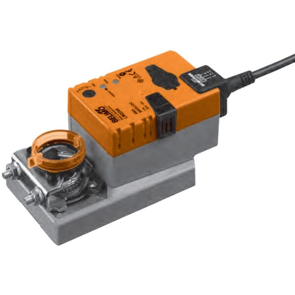 Κινητήρας αποσβεστήρα BELIMO LMC230A-F, AC 230 V, on/off ή 3-σημειακός έλεγχος, 5 Nm, χρόνος λειτουργίας 35 δευτ., προετοιμασμένος για 8x8 mm υποδοχή.