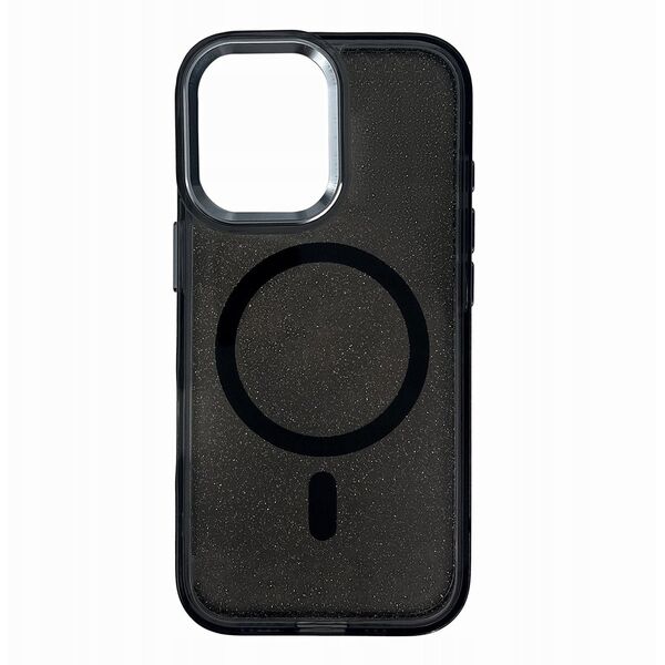 Θήκη με γκλίτερ Glitter Case με MagSafe για Samsung Galaxy A36 5G - μαύρο