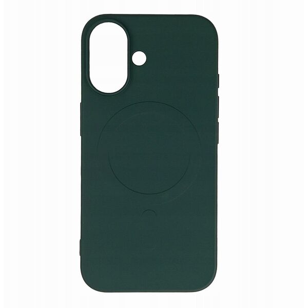 Θήκη Liquid Silicone Case με MagSafe για Samsung Galaxy A56 5G - πράσινο