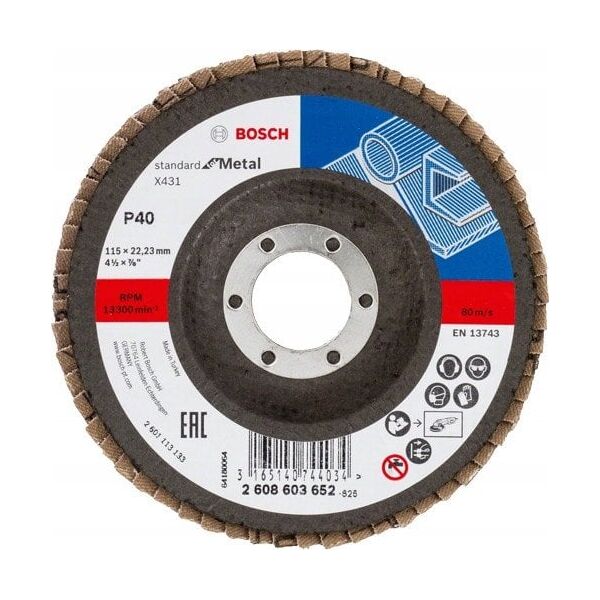 TARCZ/LISTK,X431WYG, 115x22.23mm, G40
