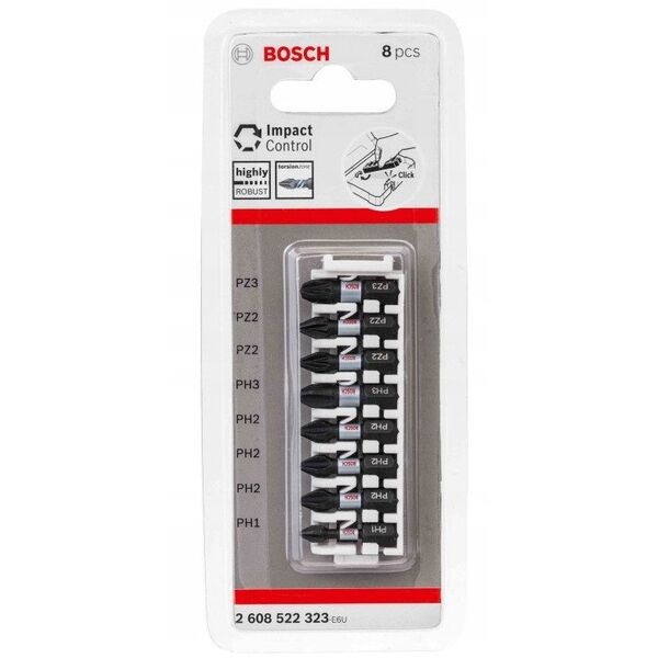 8PC Impact 25mm PH1,PH2,PH3,PZ2,PZ3
