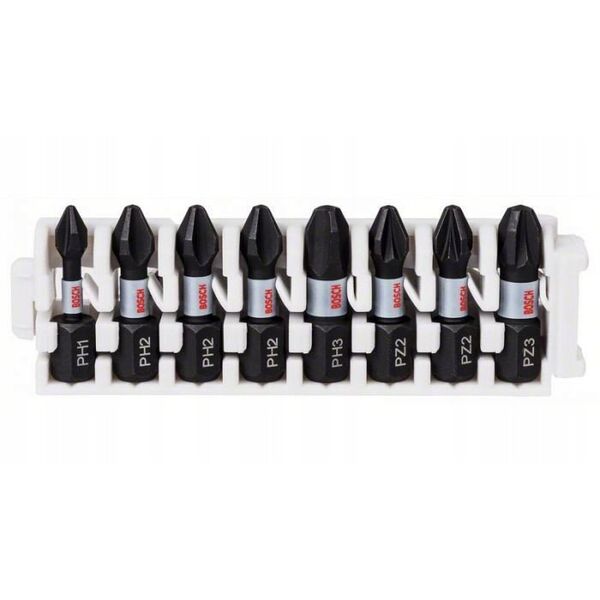 8PC Impact 25mm PH1,PH2,PH3,PZ2,PZ3