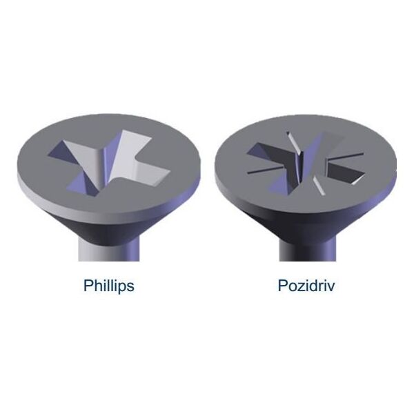 8PC Impact 25mm PH1,PH2,PH3,PZ2,PZ3