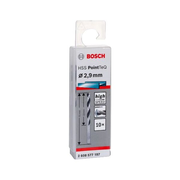 Τρυπάνι HSS POINTTEQ 2.9MM 10 τεμ