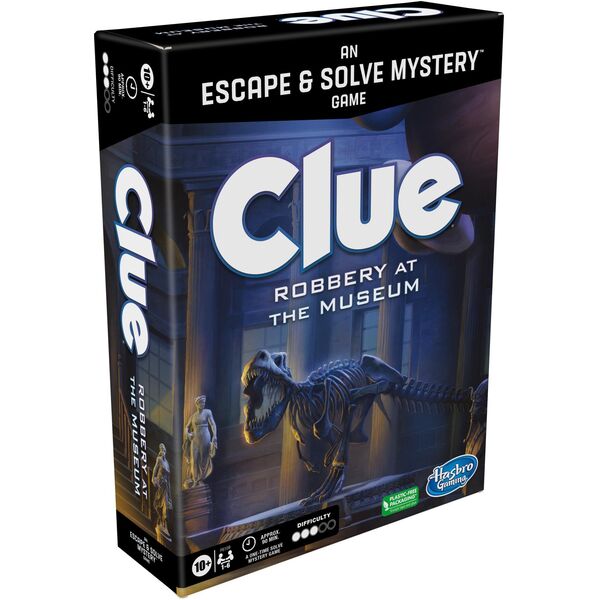 Επιτραπέζιο παιχνίδι Hasbro Gaming Cluedo Escape Heist στο μουσείο, SE