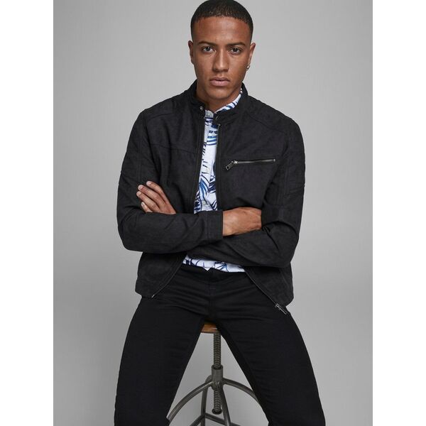 Ανδρικό μπουφάν Jack&Jones 12147218, μαύρο