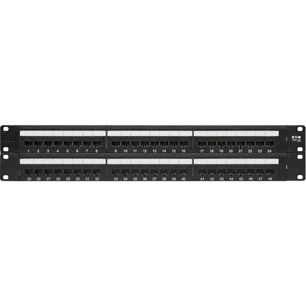 48-Port 2U Rack-Mount Cat6/Cat5 110 Patch Panel 568B RJ45 Ethernet TAA της EATON TRIPPLITE