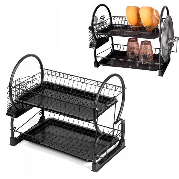 ΣΤΕΓΝΩΤΗΡΙΟ ΠΙΑΤΩΝ 2 ΕΠΙΠΕΔΩΝ 56 X 25 X 39 CM BRUNBESTE BB-3408
