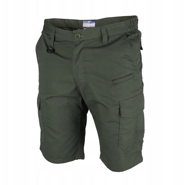 Σορτς εργασίας ripstop+spandex μέγεθος L, 220g/m2, σκούρο πράσινο