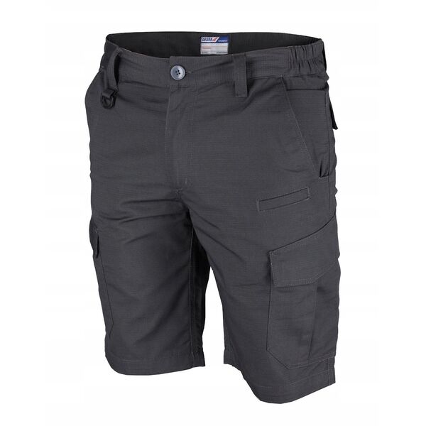 Εργατικά σορτς ripstop+spandex μέγεθος M, 220g/m2, γκρι