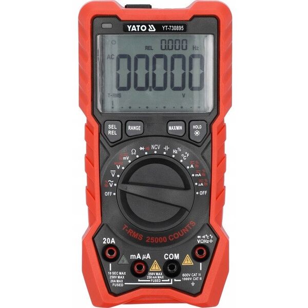 Ψηφιακός Μετρητής True RMS LCD 25000