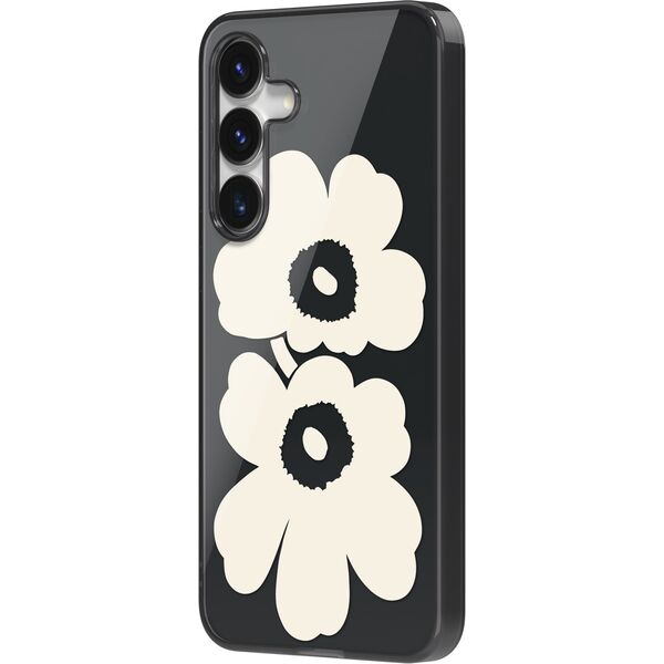 Samsung X Marimekko Dual Layer protective case, Samsung Galaxy S25+, black / beige