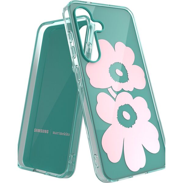 Samsung X Marimekko Dual Layer protective case, Samsung Galaxy S25+, green / pink