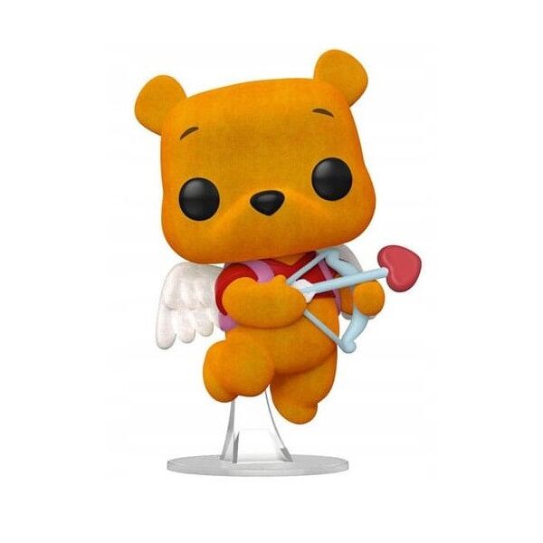 FUNKO POP! Βινύλιο Φιγούρα: Disney: Γουίνι το Αρκουδάκι - Γουίνι (Ημέρα του Αγίου Βαλεντίνου) (Flocked)