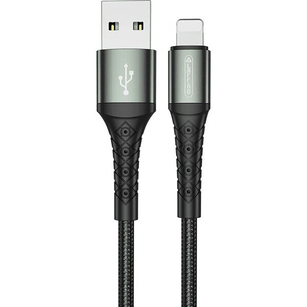 Καλώδιο JELLICO B10 Lightning 3.1A 1M Μαύρο