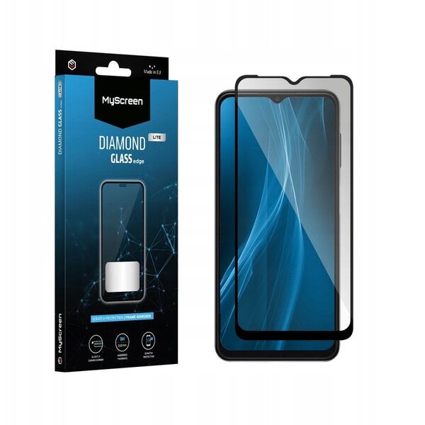 MyScreen DIAMOND GLASS LITE edge | FULL GLUE Black Vivo Y27