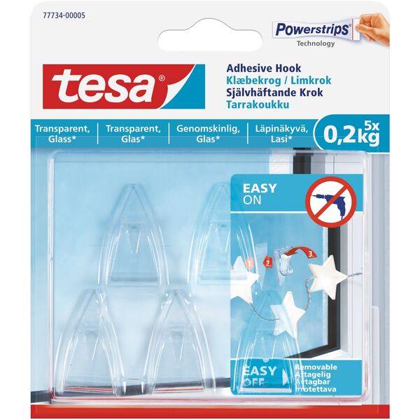 TESA 77734 HOOKS DECO. 5X0.2KG