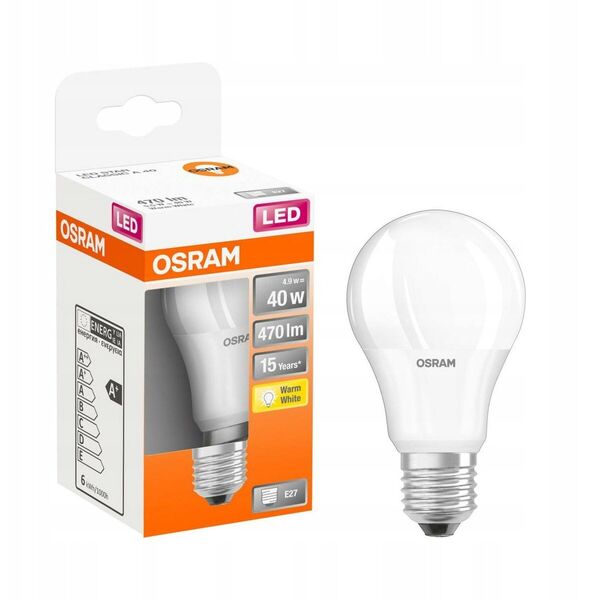 LEDSCLA40 5.5W/827 230VFR E27 OSRAM