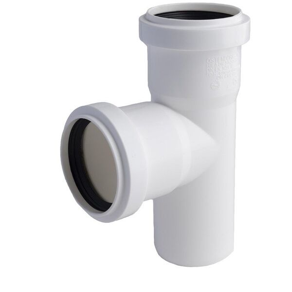ΕΣΩΤΕΡΙΚΟ ΤΑΦ D50/50X87° ΛΕΥΚΟ PP