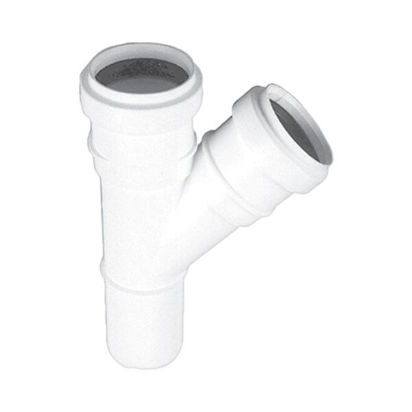 ΤΑΦ ΕΣΩΤΕΡΙΚΟ D40/40X45° ΛΕΥΚΟ PP