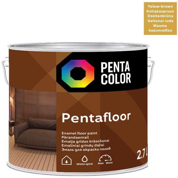 ΧΡΩΜΑ ΔΑΠΕΔΟΥ PENTAFLOOR ΚΙΤΡΙΝΟΚΑΦΕ