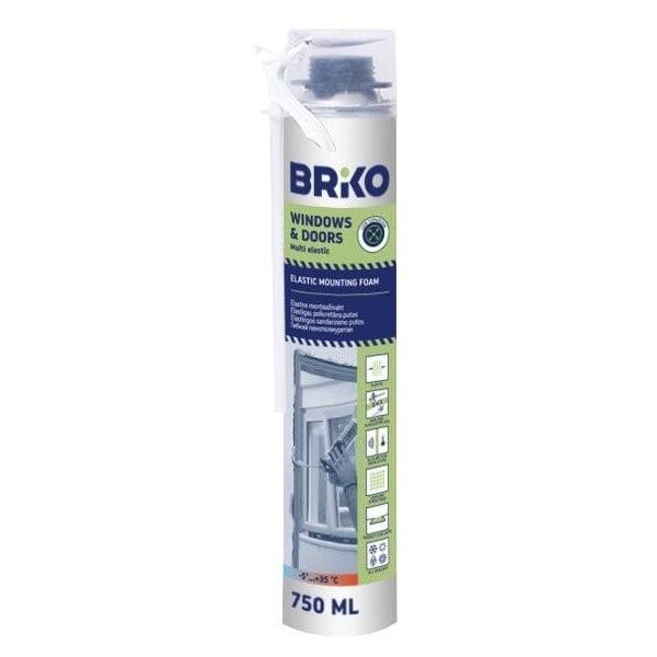 BRIKO ΠΑΡΑΘΥΡΑ & ΠΟΡΤΕΣ ΕΛΑΣΤΙΚΟ 750ML
