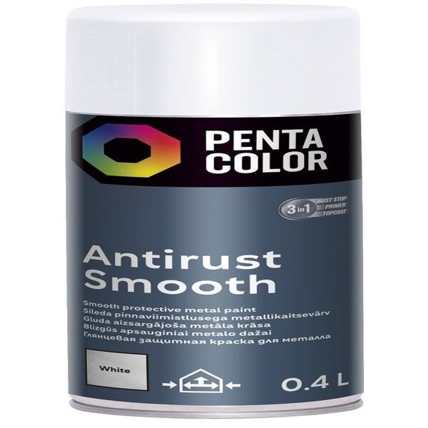SPRAYPAINT PENTACOLOR SMOOTH WHITE 400ML
