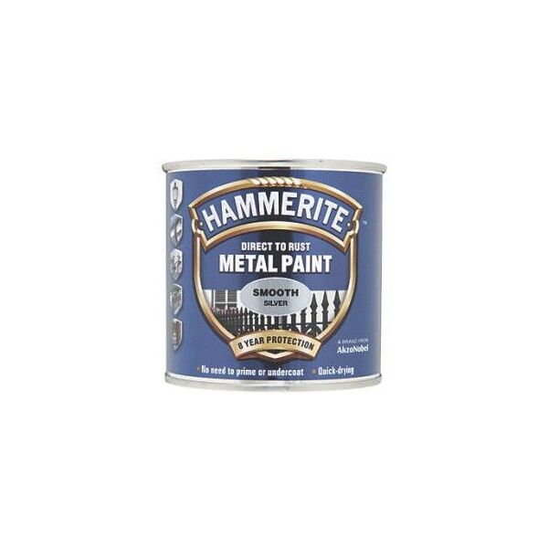 ΧΡΩΜΑ HAMMERITE ΑΣΗΜΙ ΣΑΤΙΝΕ 250ML