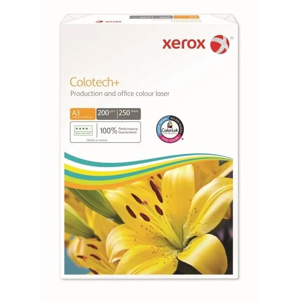 Xerox 003R99019, Εκτύπωση λέιζερ, A3 (297x420 mm), 250 φύλλα, 200 g/m², Λευκό, 191 µm