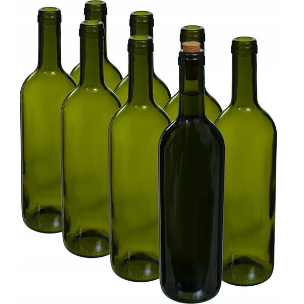 ΓΥΑΛΙΝΟ ΜΠΟΥΚΑΛΙ 0.75L ΣΕΤ OLIV ΧΩΡΙΣ ΚΑΠΑΚΙ 8ΤΜΧ