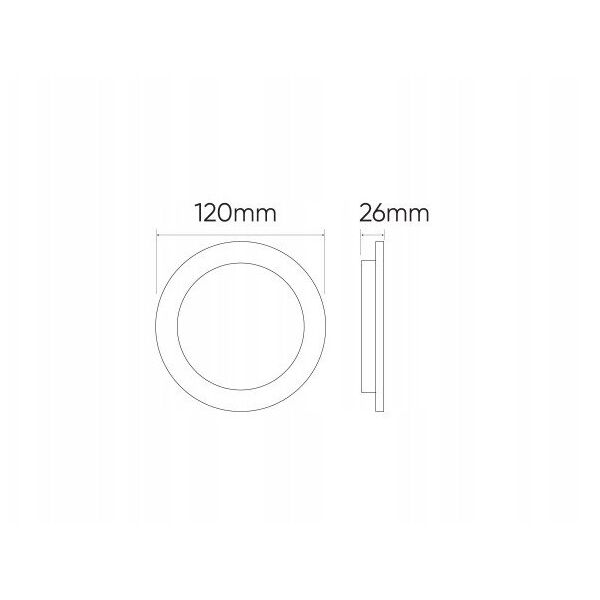 ΕΝΤΟΙΧΙΣΜΕΝΟ ΦΩΤΙΣΤΙΚΟ LED MOLLY 40K 9W 900LM