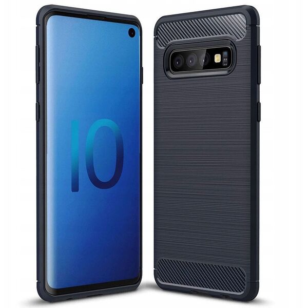 Ελαστική θήκη Carbon Case για Samsung Galaxy A42 5G μαύρο
