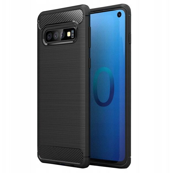 Ελαστική θήκη Carbon Case για Samsung Galaxy A42 5G μαύρο